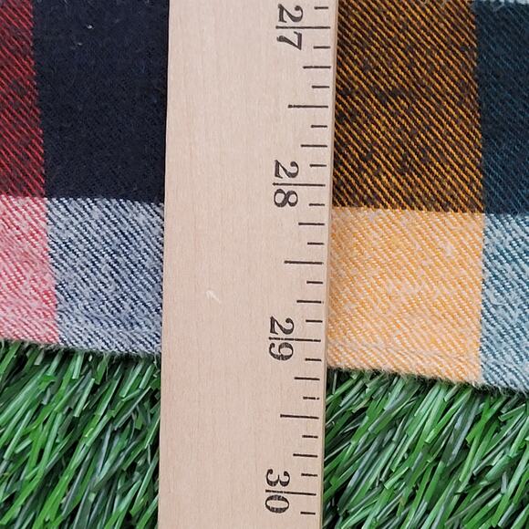 Vintage 80s LEE Checkered Button Shirt Large 24x29 Baggy - Picture 7 of 9